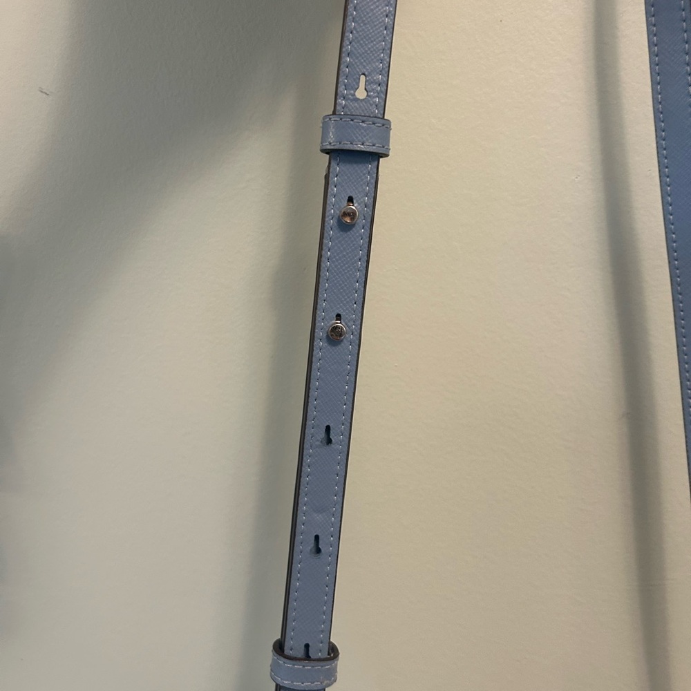 kate spade Light Blue Dome Crossbody with silver chain - Picture 7 of 9